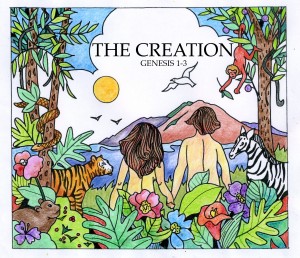 The Creation - Bible quilt coloring book