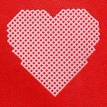 Pattern for cutting heart